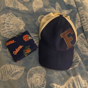 Florida Gators hat and drink koozie